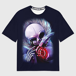 Футболка оверсайз мужская UNDERTALE SANS, цвет: 3D-принт