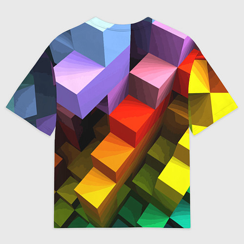 Мужская футболка оверсайз Minecraft - pattern / 3D-принт – фото 2