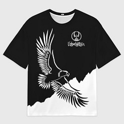 Футболка оверсайз мужская Узбекистан, цвет: 3D-принт