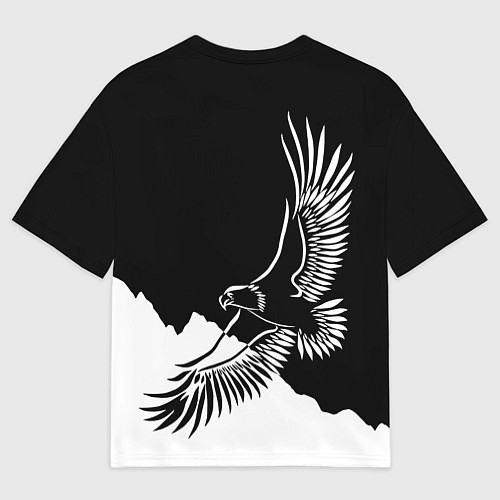 Мужская футболка оверсайз Узбекистан / 3D-принт – фото 2