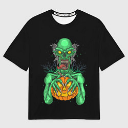 Футболка оверсайз мужская Halloween Zombie, цвет: 3D-принт