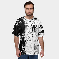 Футболка оверсайз мужская Ъуъ съука, цвет: 3D-принт — фото 2