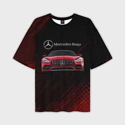 Мужская футболка оверсайз Mercedes Benz AMG