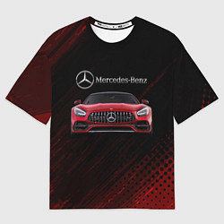 Мужская футболка оверсайз Mercedes Benz AMG