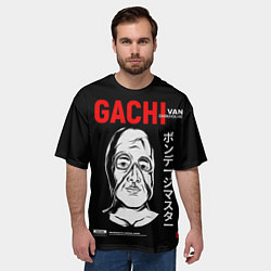 Футболка оверсайз мужская Gachimuchi Van Darkholm, цвет: 3D-принт — фото 2