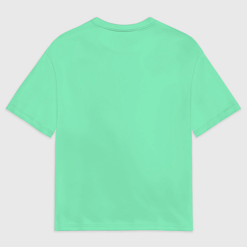 Мужская футболка оверсайз Единорог акварель / 3D-принт – фото 2