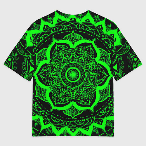 Мужская футболка оверсайз Mandala / 3D-принт – фото 2