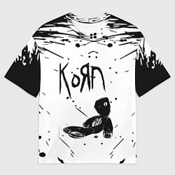 Футболка оверсайз мужская Korn, цвет: 3D-принт