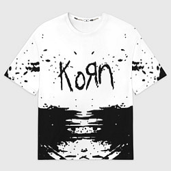 Футболка оверсайз мужская Korn, цвет: 3D-принт