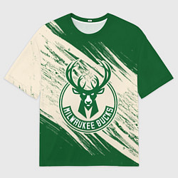 Мужская футболка оверсайз Милуоки Бакс