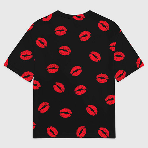 Мужская футболка оверсайз Поцелуи / 3D-принт – фото 2
