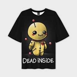 Мужская футболка оверсайз DEAD INSIDE