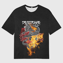 Мужская футболка оверсайз Дети Rave China Town