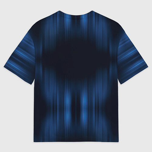 Мужская футболка оверсайз НЕОНОВЫЙ ДОЖДЬ / 3D-принт – фото 2