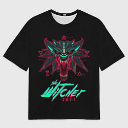 Футболка оверсайз мужская The Witcher 2077, цвет: 3D-принт