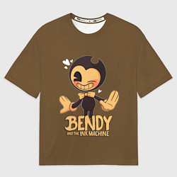 Футболка оверсайз мужская Bendy And The Ink Machine, цвет: 3D-принт