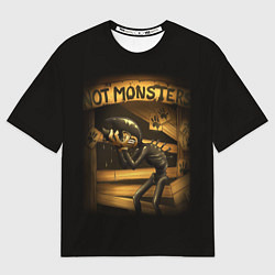 Футболка оверсайз мужская Bendy And The Ink Machine, цвет: 3D-принт