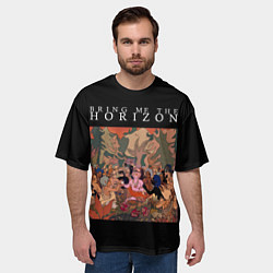 Футболка оверсайз мужская BRING ME THE HORIZON, цвет: 3D-принт — фото 2