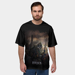 Футболка оверсайз мужская S T A L K E R, цвет: 3D-принт — фото 2
