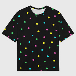 Футболка оверсайз мужская Конфетти, цвет: 3D-принт