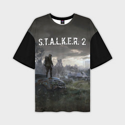 Футболка оверсайз мужская STALKER 2, цвет: 3D-принт