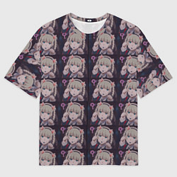 Мужская футболка оверсайз Кирари Момобами Неко