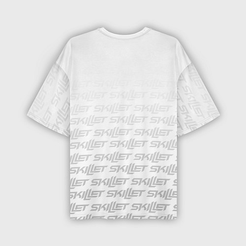 Мужская футболка оверсайз SKILLET / 3D-принт – фото 2