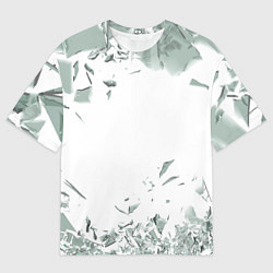 Футболка оверсайз мужская Разбитое стекло, цвет: 3D-принт