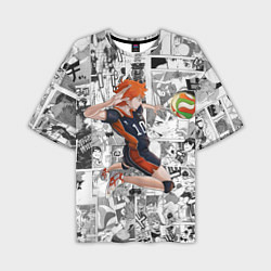 Мужская футболка оверсайз Хината Се Haikyu!