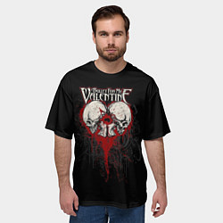 Футболка оверсайз мужская Bullet for my valentine, цвет: 3D-принт — фото 2