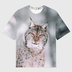 Футболка оверсайз мужская Рысь, цвет: 3D-принт