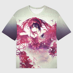 Мужская футболка оверсайз Куруми Токисаки