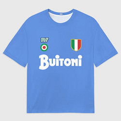 Мужская футболка оверсайз Диего Марадона Наполи Ретро