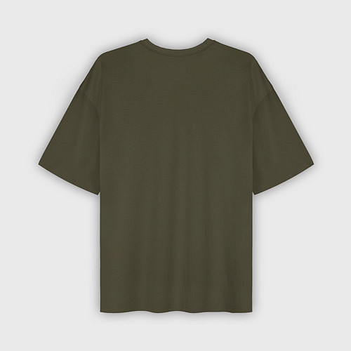 Мужская футболка оверсайз Лиса в лесу / 3D-принт – фото 2