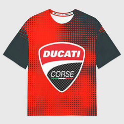 Мужская футболка оверсайз Ducati Corse logo