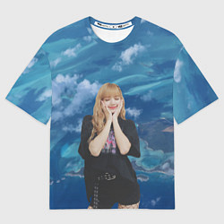 Мужская футболка оверсайз LISA BLACKPINK