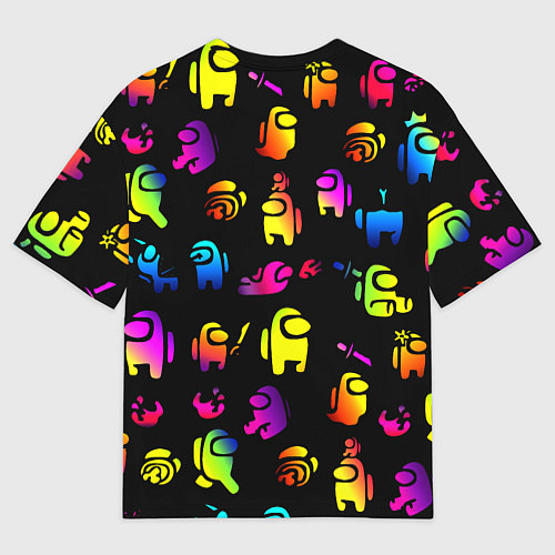 Мужская футболка оверсайз AMONG US / 3D-принт – фото 2