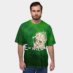 Футболка оверсайз мужская Доктор Стоун, цвет: 3D-принт — фото 2