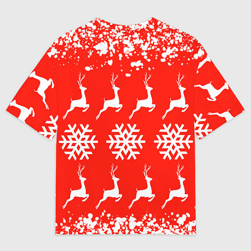 Мужская футболка оверсайз New Year / 3D-принт – фото 2