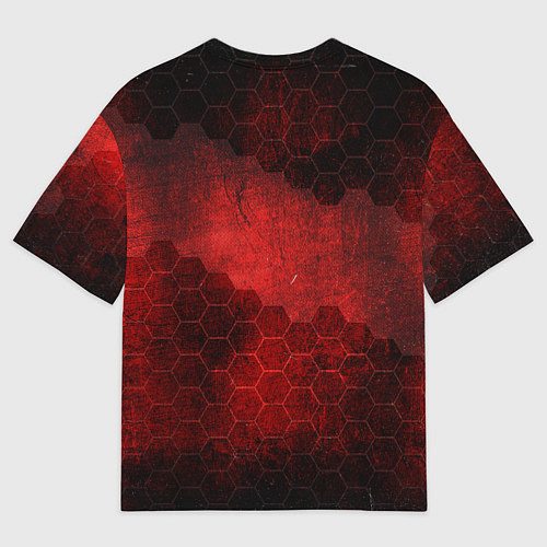 Мужская футболка оверсайз Ханако / 3D-принт – фото 2