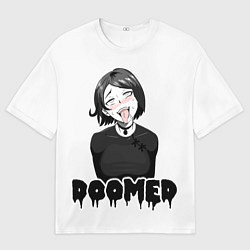 Футболка оверсайз мужская Doomer girl, цвет: 3D-принт