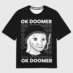 Мужская футболка оверсайз OK DOOMER