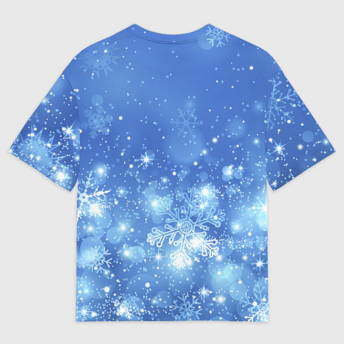 Мужская футболка оверсайз Among Us New Year / 3D-принт – фото 2