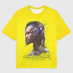 Мужская футболка оверсайз Киберпанк 2077