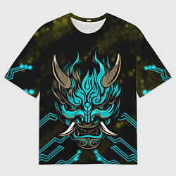 Мужская футболка оверсайз SAMURAI CYBERPUNK 2077