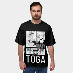 Футболка оверсайз мужская Toga Crazy, цвет: 3D-принт — фото 2