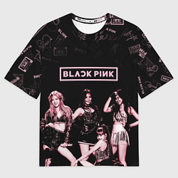 Мужская футболка оверсайз BLACKPINK