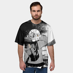 Футболка оверсайз мужская Химико Тога, цвет: 3D-принт — фото 2