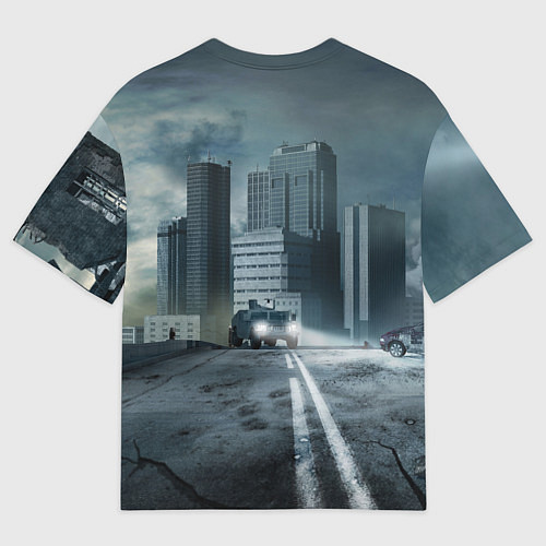 Мужская футболка оверсайз Metro Exodus / 3D-принт – фото 2