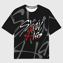 Мужская футболка оверсайз STRAY KIDS